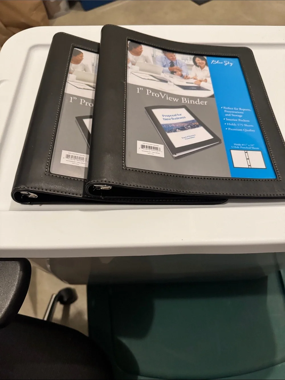 2 - Blue Sky Black ProView Binder 1”